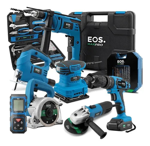 Kit Oficina Em Casa Eos Max Pro 220v Cor Azul-turquesa Frequência Nao
