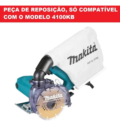Conj. Coletor De Pó P/ Serra Mármore Makita 4100kb Original